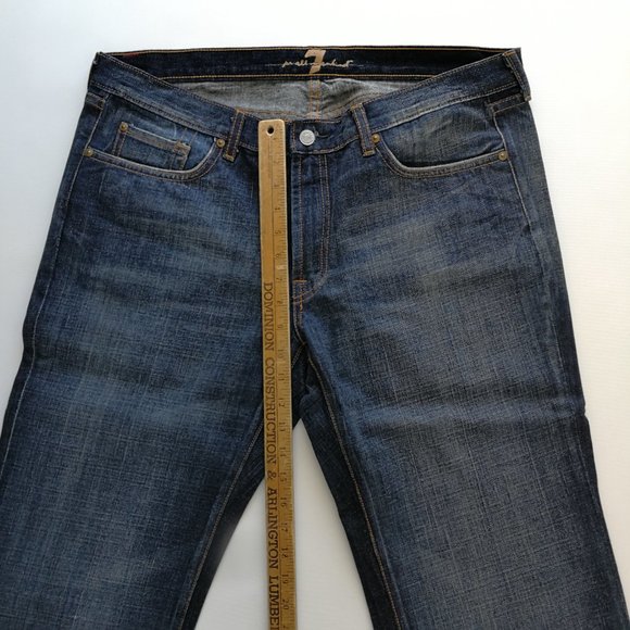 7 For All Mankind A Pocket Bootcut Jeans 36 - Picture 8 of 9